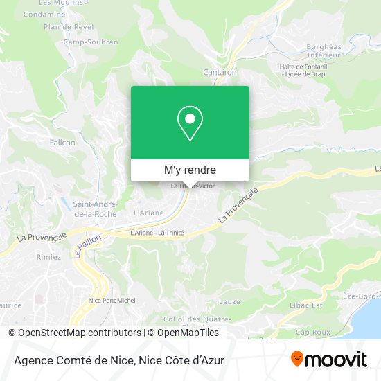 Agence Comté de Nice plan