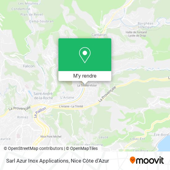 Sarl Azur Inox Applications plan