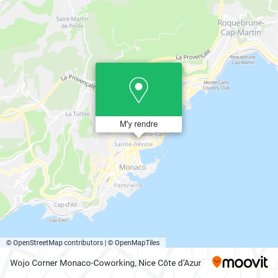 Wojo Corner Monaco-Coworking plan