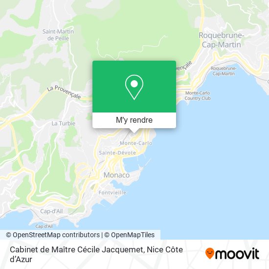 Cabinet de Maître Cécile Jacquemet plan