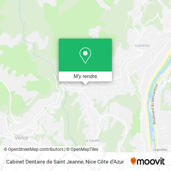 Cabinet Dentaire de Saint Jeanne plan