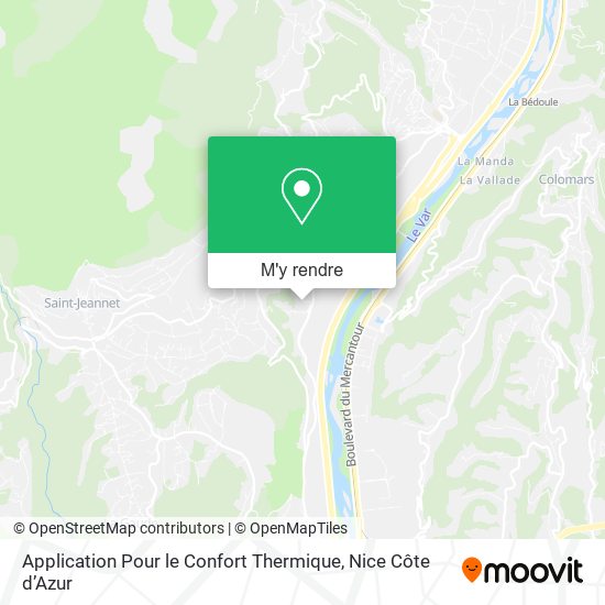 Application Pour le Confort Thermique plan