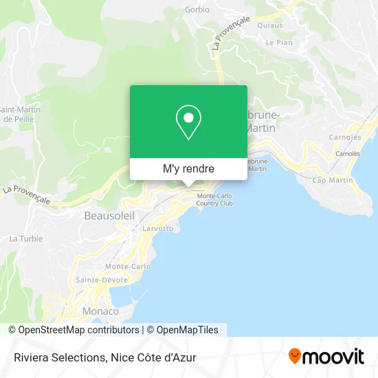 Riviera Selections plan