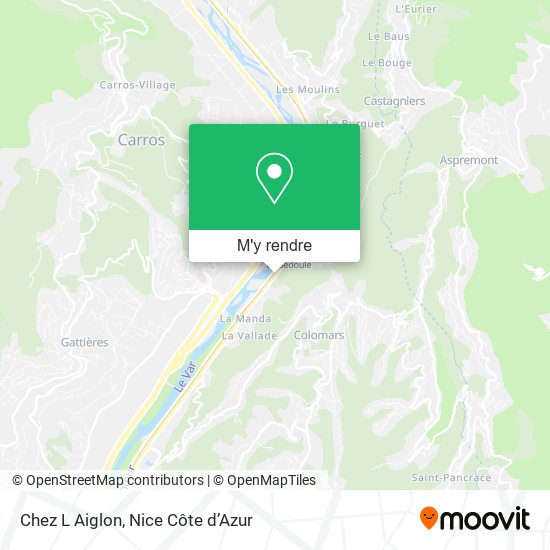 Chez L Aiglon plan