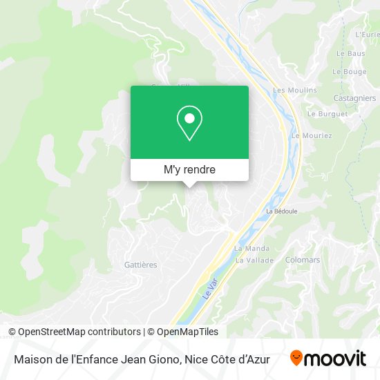 Maison de l'Enfance Jean Giono plan