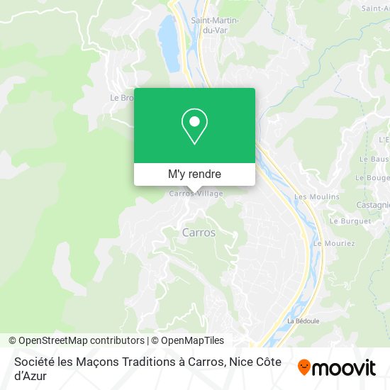 Société les Maçons Traditions à Carros plan