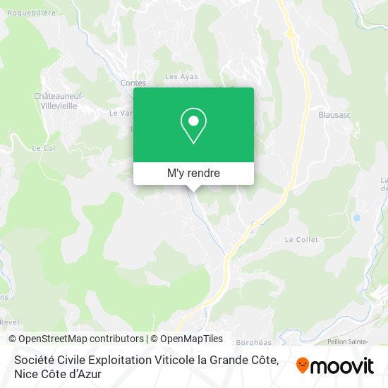 Société Civile Exploitation Viticole la Grande Côte plan