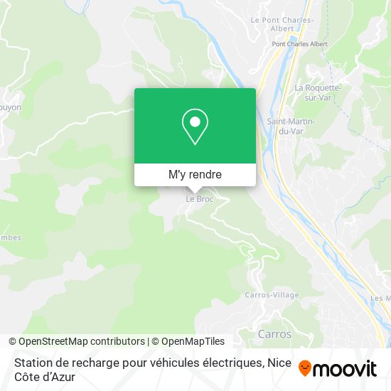 Station de recharge pour véhicules électriques plan