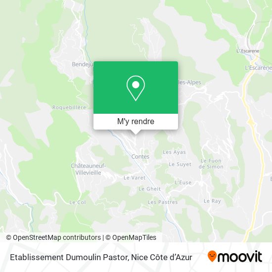 Etablissement Dumoulin Pastor plan