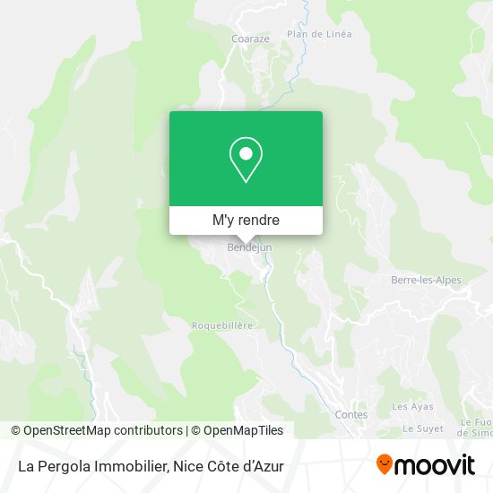 La Pergola Immobilier plan