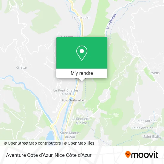 Aventure Cote d'Azur plan