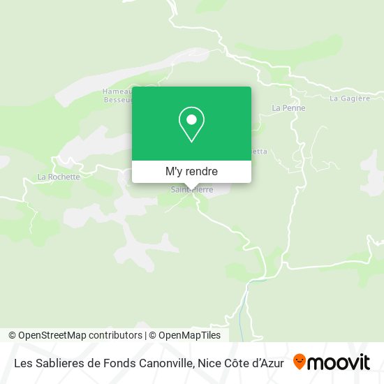 Les Sablieres de Fonds Canonville plan