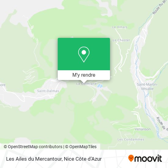 Les Ailes du Mercantour plan