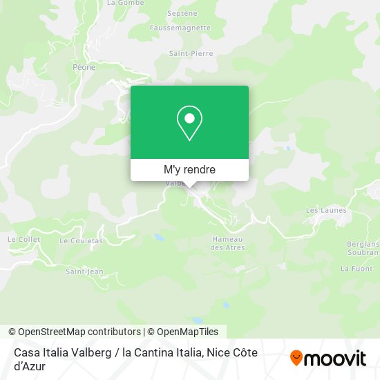 Casa Italia Valberg / la Cantina Italia plan