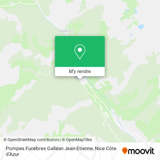Pompes Funèbres Galléan Jean-Etienne plan