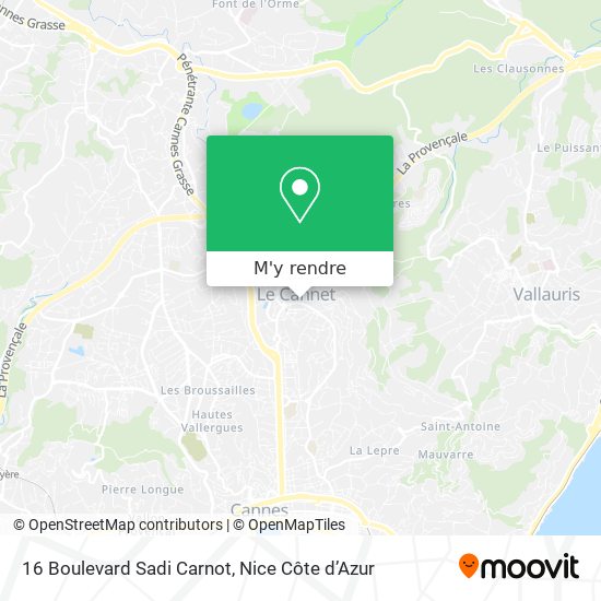 16 Boulevard Sadi Carnot plan
