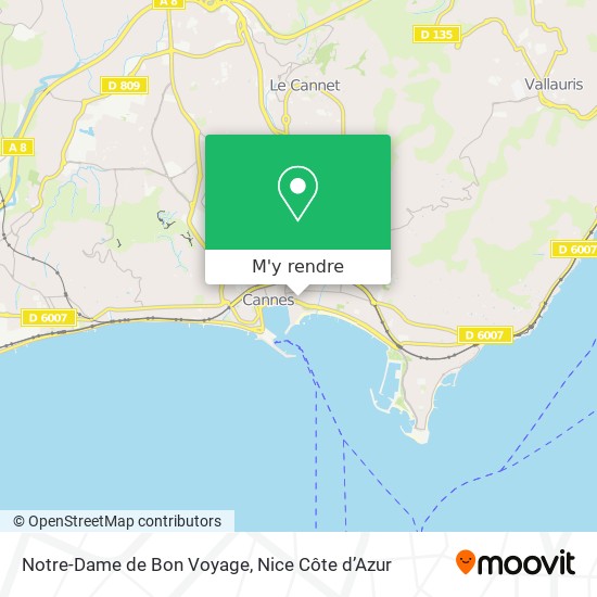 Notre-Dame de Bon Voyage plan