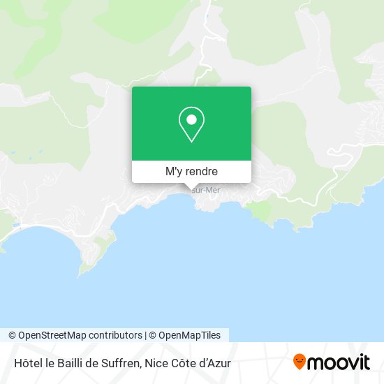 Hôtel le Bailli de Suffren plan