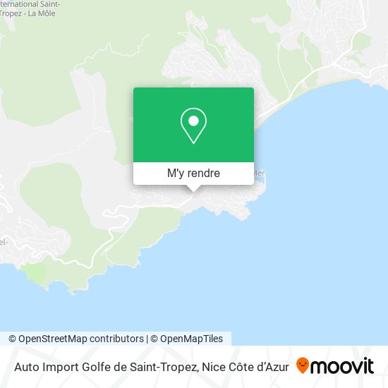 Auto Import Golfe de Saint-Tropez plan