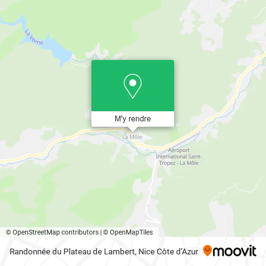 Randonnée du Plateau de Lambert plan