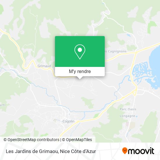 Les Jardins de Grimaou plan