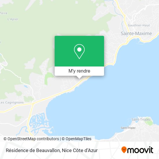 Résidence de Beauvallon plan