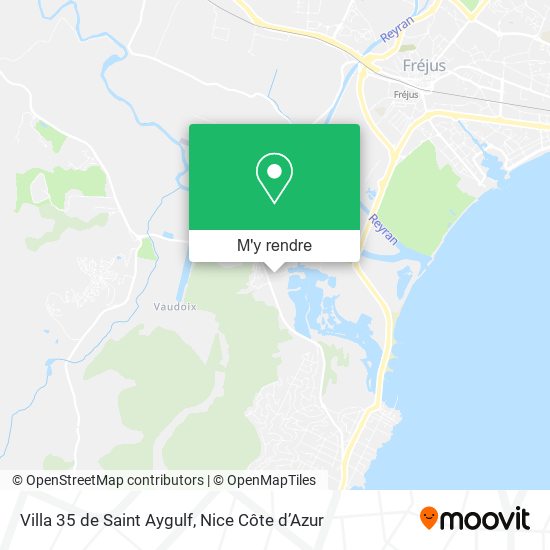 Villa 35 de Saint Aygulf plan