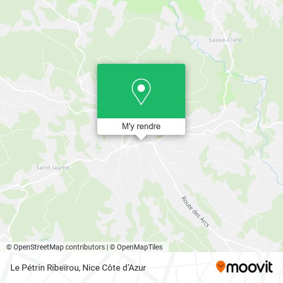 Le Pétrin Ribeïrou plan