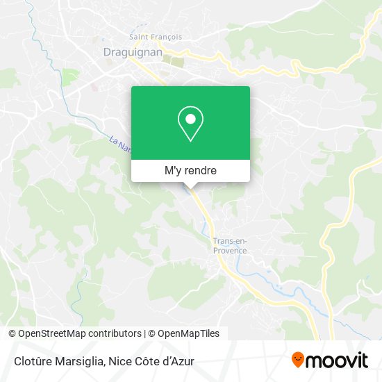 Clotûre Marsiglia plan