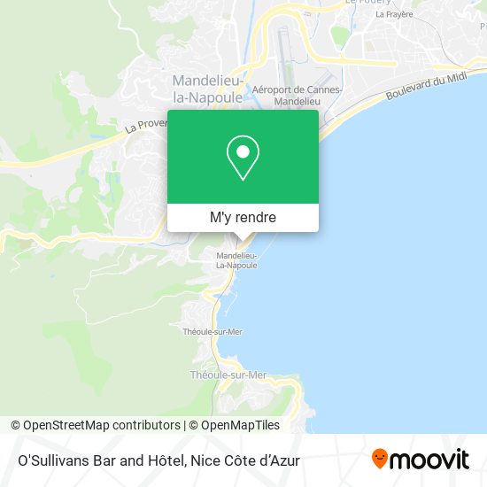 O'Sullivans Bar and Hôtel plan