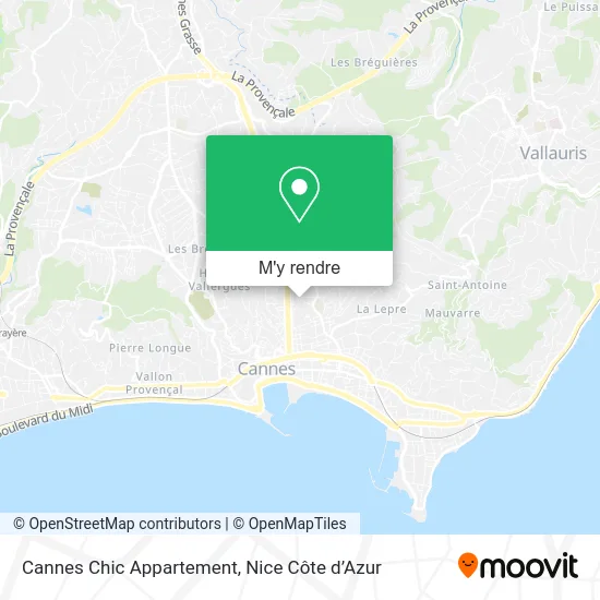 Cannes Chic Appartement plan
