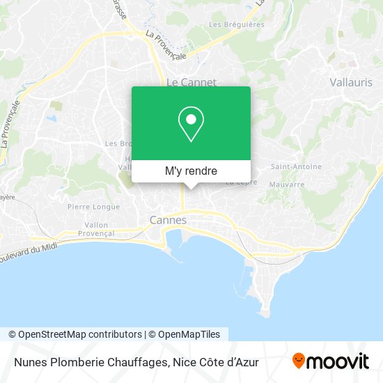 Nunes Plomberie Chauffages plan