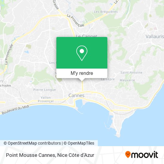 Point Mousse Cannes plan