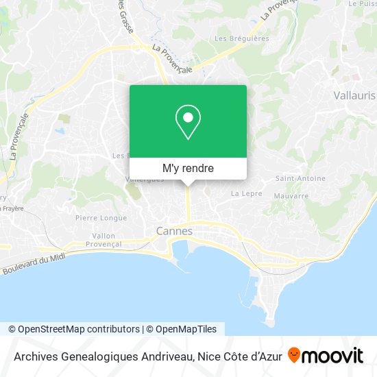 Archives Genealogiques Andriveau plan