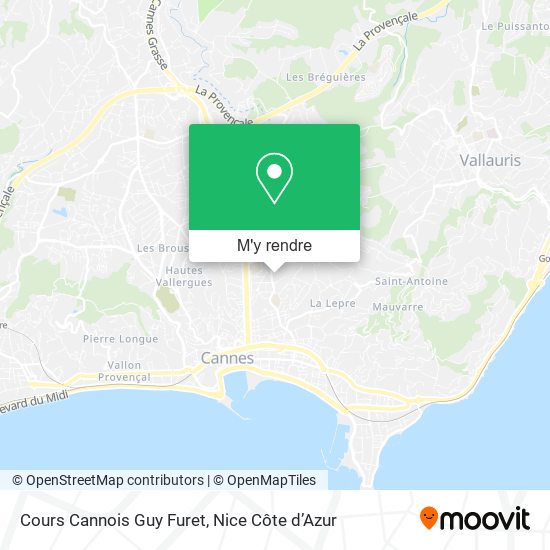 Cours Cannois Guy Furet plan