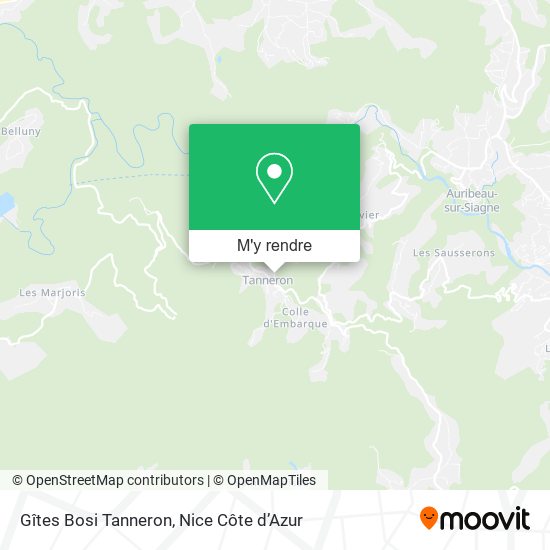 Gîtes Bosi Tanneron plan