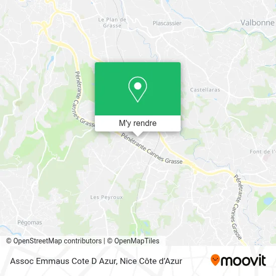 Assoc Emmaus Cote D Azur plan