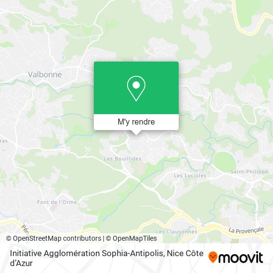 Initiative Agglomération Sophia-Antipolis plan