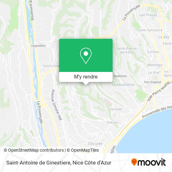 Saint-Antoine de Ginestiere plan