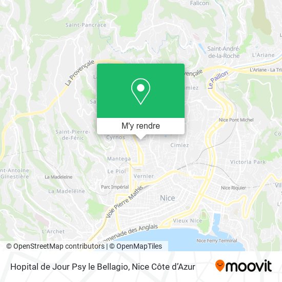 Hopital de Jour Psy le Bellagio plan