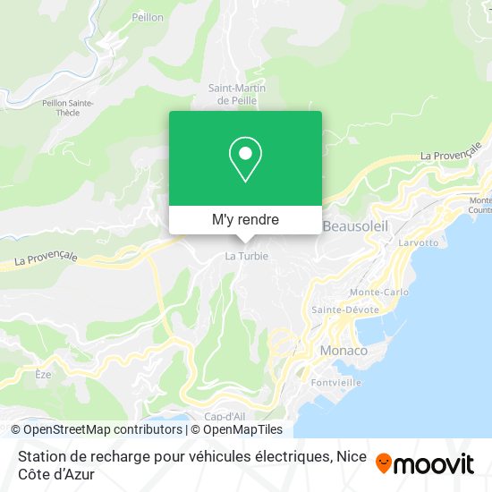 Station de recharge pour véhicules électriques plan