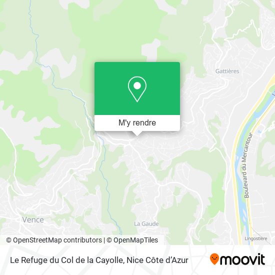 Le Refuge du Col de la Cayolle plan