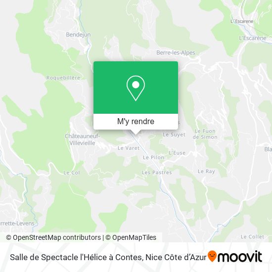 Salle de Spectacle l'Hélice à Contes plan