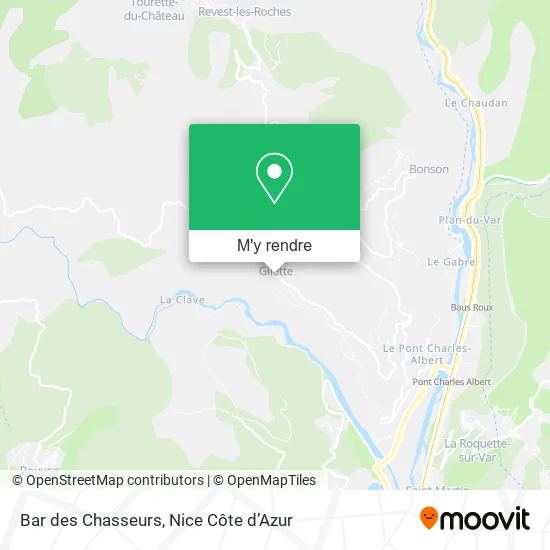 Bar des Chasseurs plan