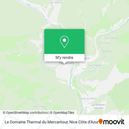 Le Domaine Thermal du Mercantour plan