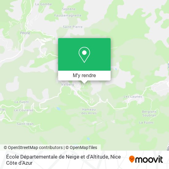 École Départementale de Neige et d'Altitude plan