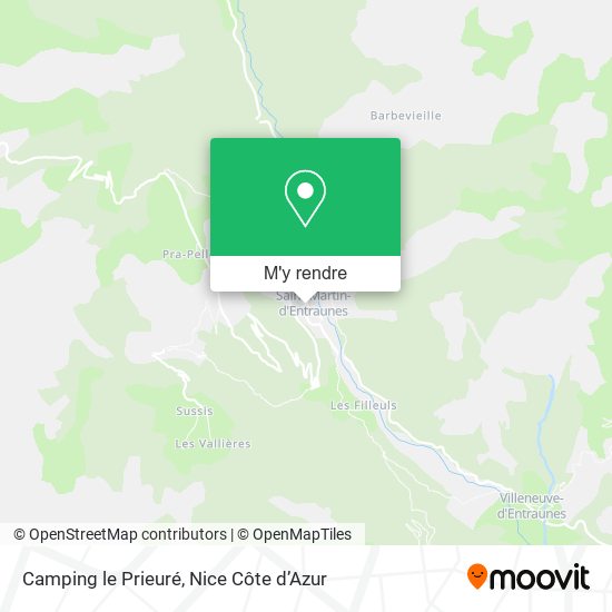 Camping le Prieuré plan