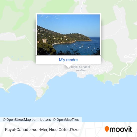 Rayol-Canadel-sur-Mer plan