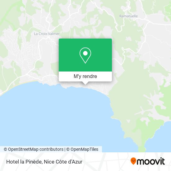 Hotel la Pinède plan