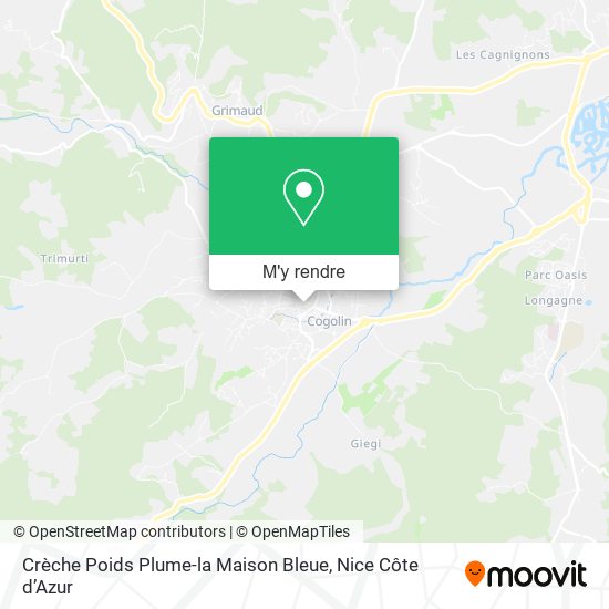 Crèche Poids Plume-la Maison Bleue plan